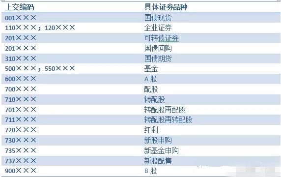 股票代码含义解析